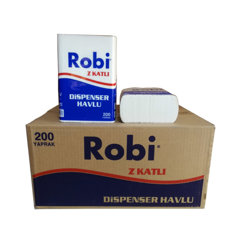 Robi Z Katlı Dispenser Havlu 200'Lü 12'li Paket