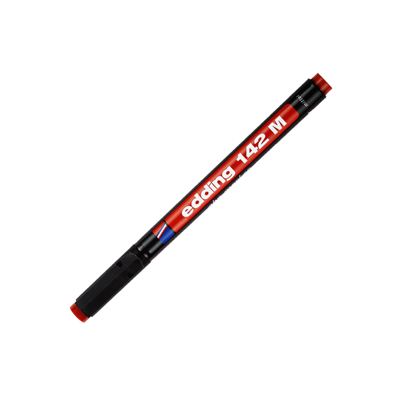 Edding Asetat Kalemi 142M Kırmızı