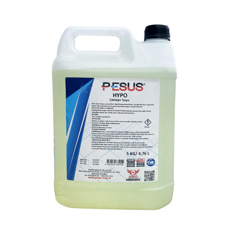 Pesus Hypo Sıvı Çamaşır Suyu 5 Kg