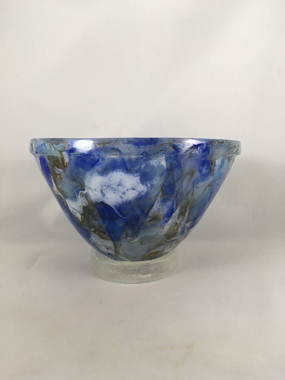 Thumbnail: Shades of blue glass vessel