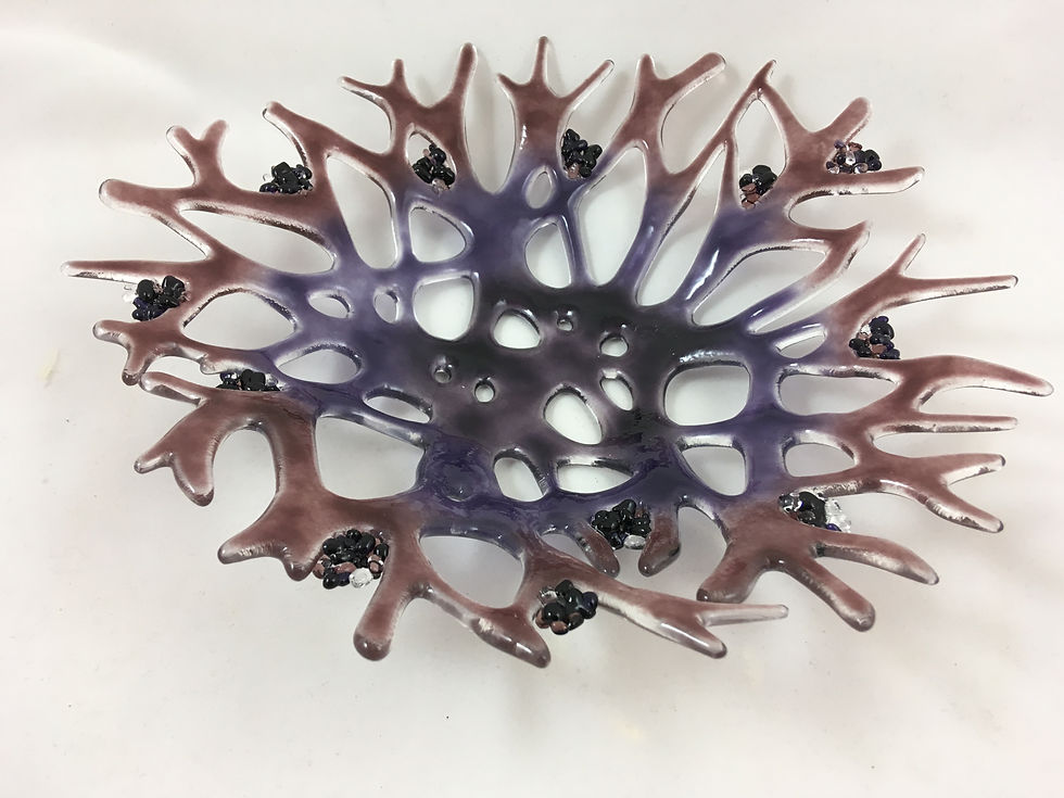 Thumbnail: Shades of Purple Coral Bowl