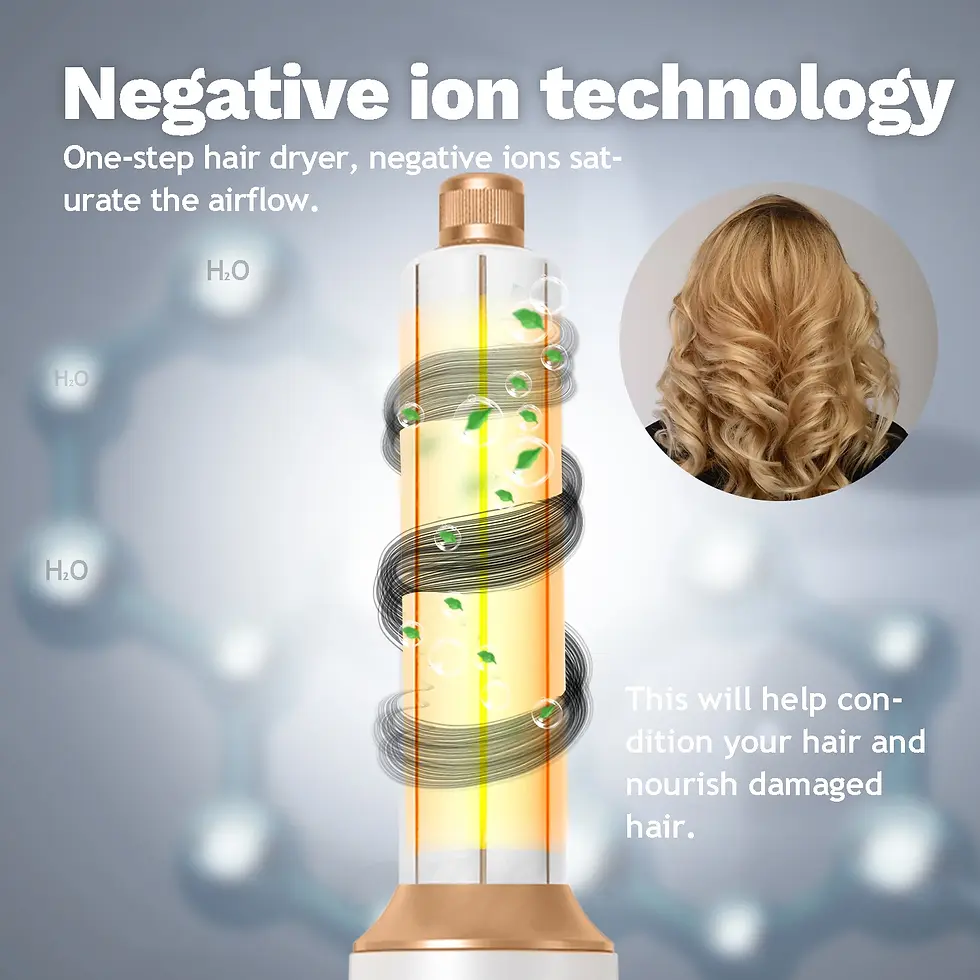 Thumbnail: 5 in 1 Air Styler Automatic Curling Irons Air Blow Dryer
