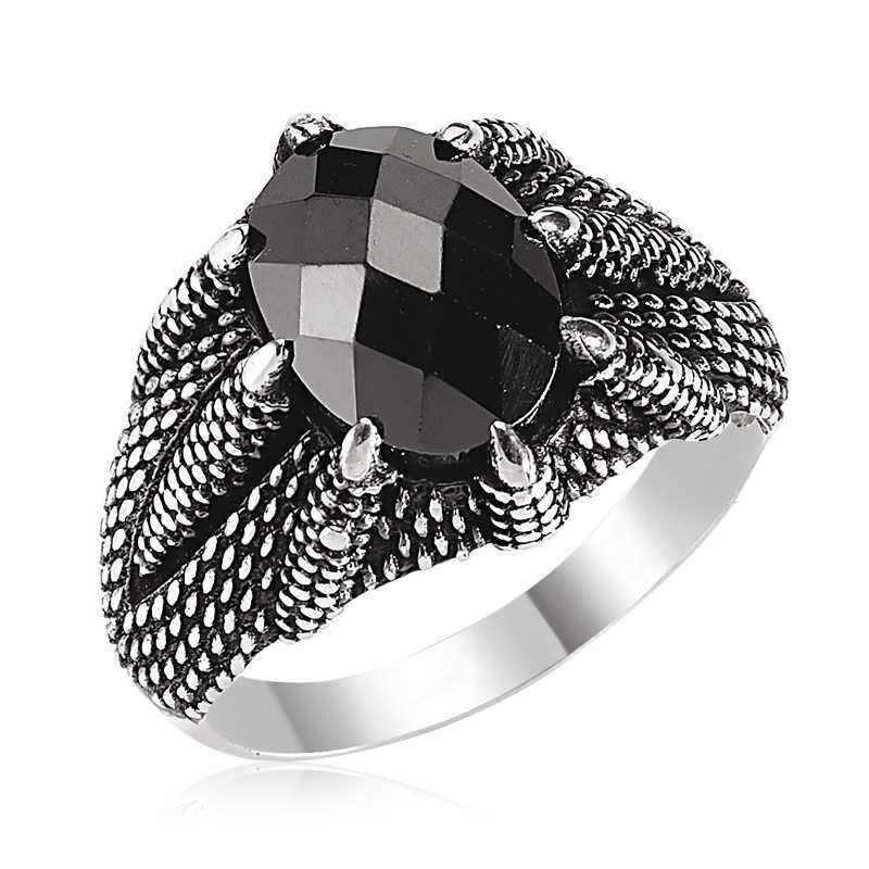 Thumbnail: The silver eagle claw ring symbolizes the person who has freedom, power and might. You can also gift the eagle claw ring, which you can use with pleasure, to your loved ones. The ring is made of 925 sterling silver. It is rhodium plated on silver. 