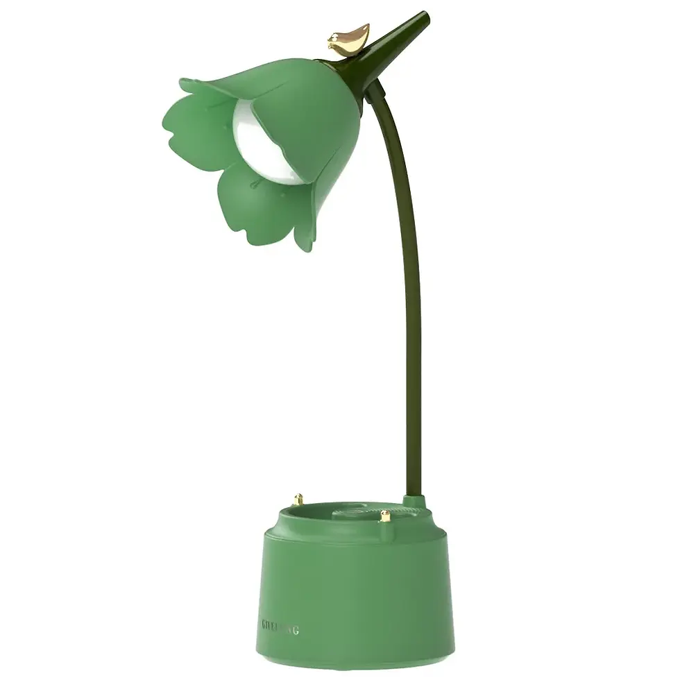 Thumbnail: Flowers Reading Light With Pen Holder 3 Color Modes & Dimming