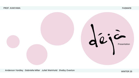 Déjà Zine Process Book