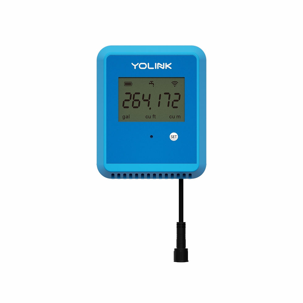 YOLINK digital display showing 264.172