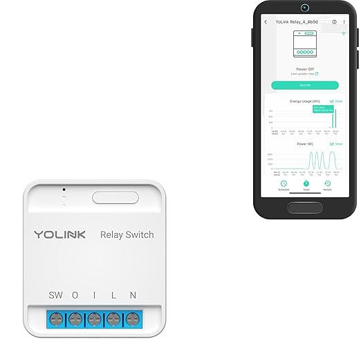 YOLINK Relay Switch smart home device app control