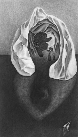 Igloo on the ice floe of another solar system
Camille Gillyboeuf
charcoal drawing