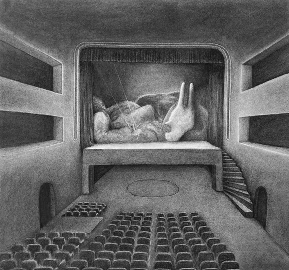 The Lower City's Theatre
Camille Gillyboeuf
charcoal drawing