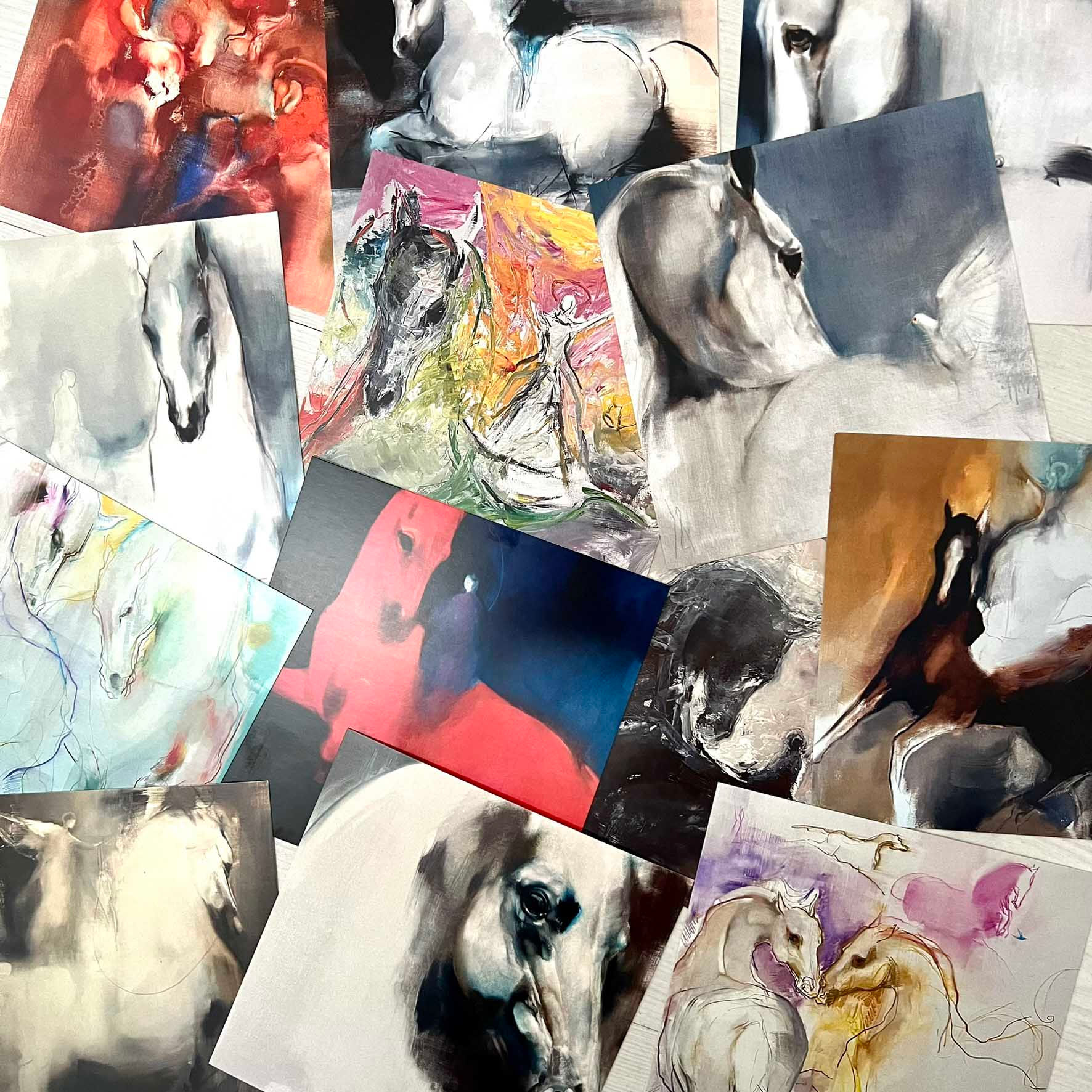 Korttisarja, 13 neliökorttia - Katja Kuunainen