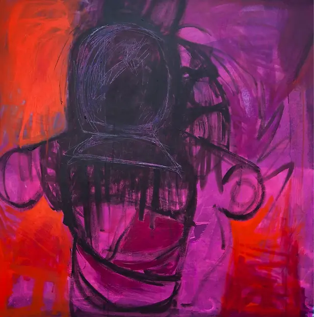 CHAIR I OIL ON CANVAS [2m x 2m