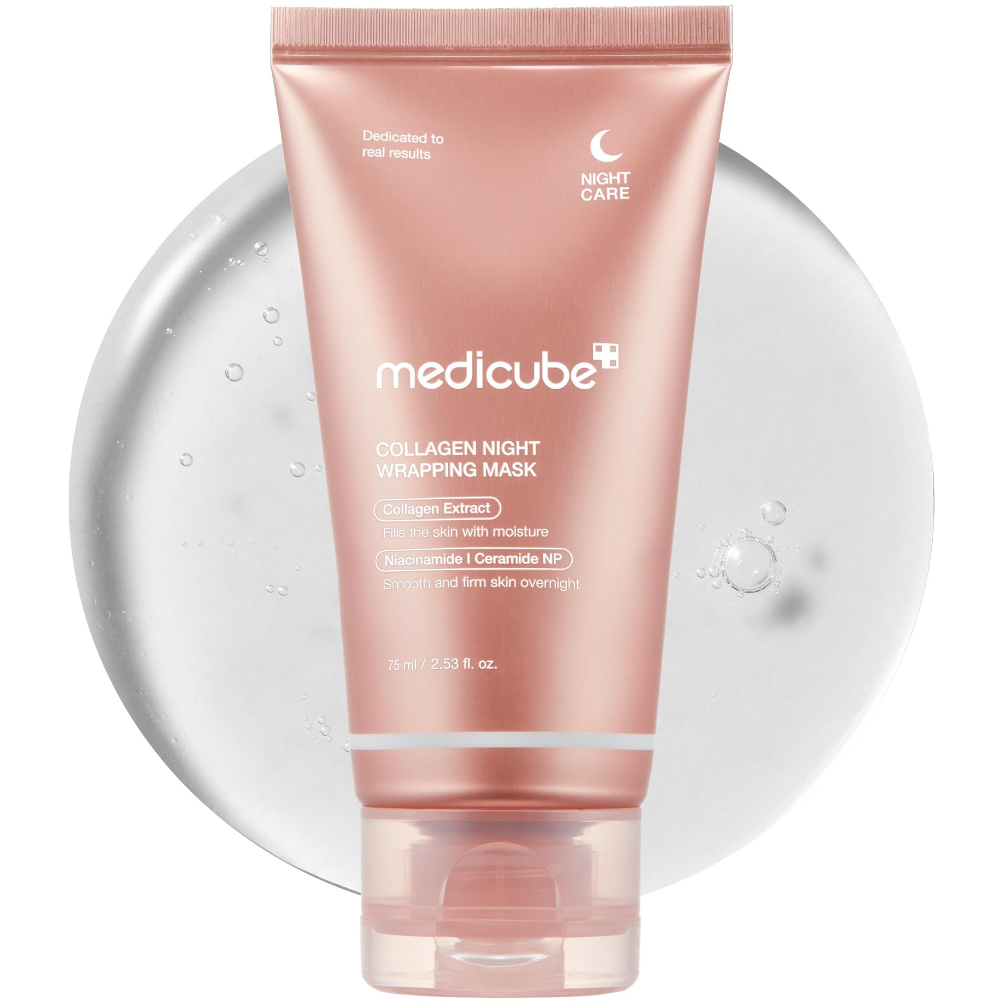 medicube Wrapping Mask Collagen Overnight Peel Off Facial Mask | Elasticity &...