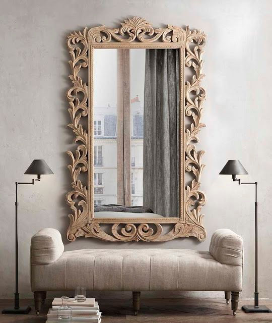 Wall mirror frame