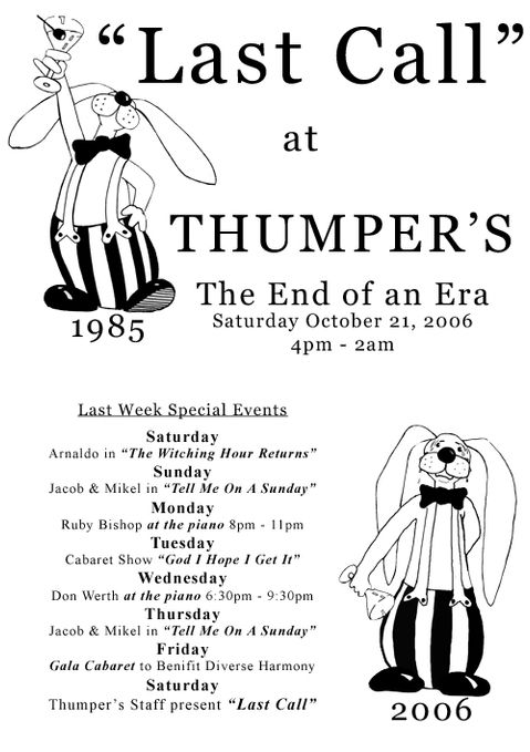 Thumpers Last Call