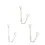Miniature : ROUND CENTER CZ CHAIN - SOLID 14KT GOLD