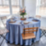 Spring Inspired tablescape with wiled flowers and blueberry