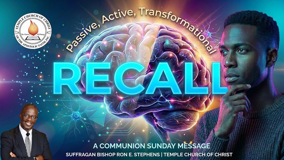 Bishop's sermon: “RECALL!”