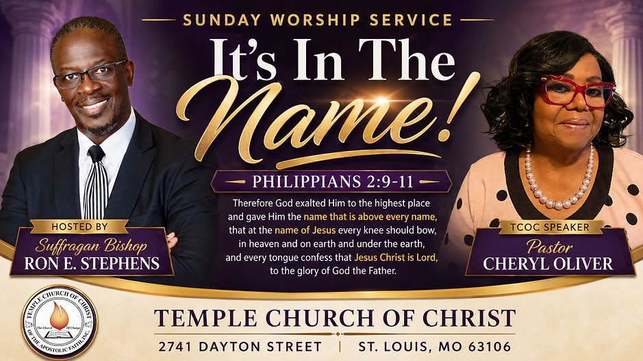 Bishop Stephens hosts TCOC Speaker Pastor Cheryl Oliver!