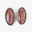 Thumbnail: Oval Woven Sterling Silver and Copper Earrings