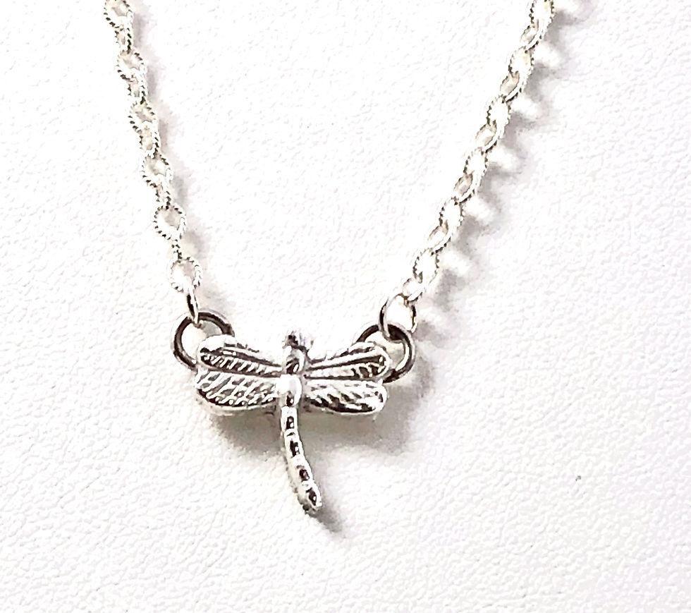 Dainty Dragonfly Pendant