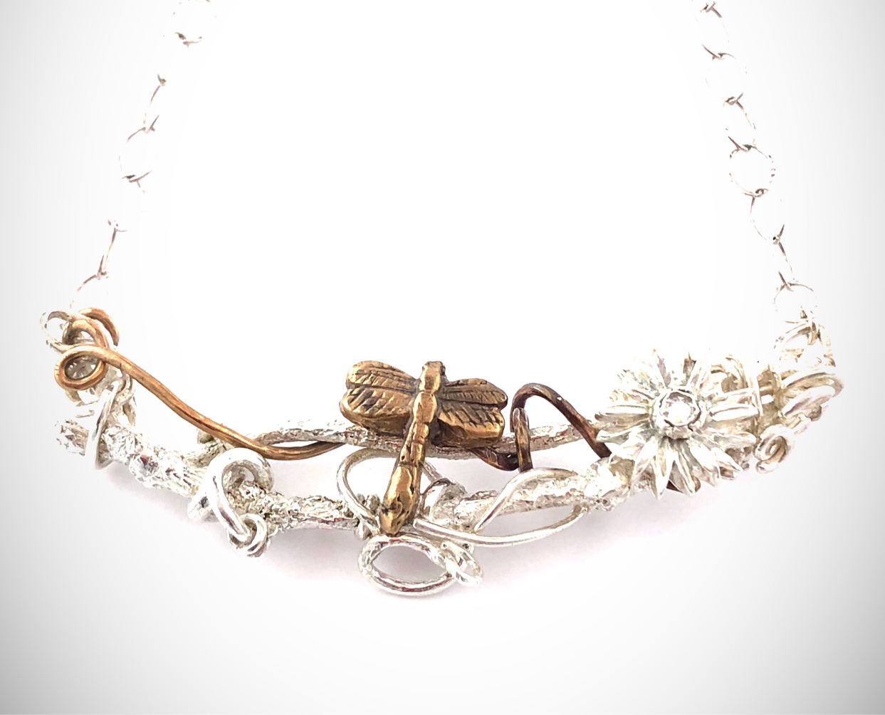 Contented Dragonfly Pendant