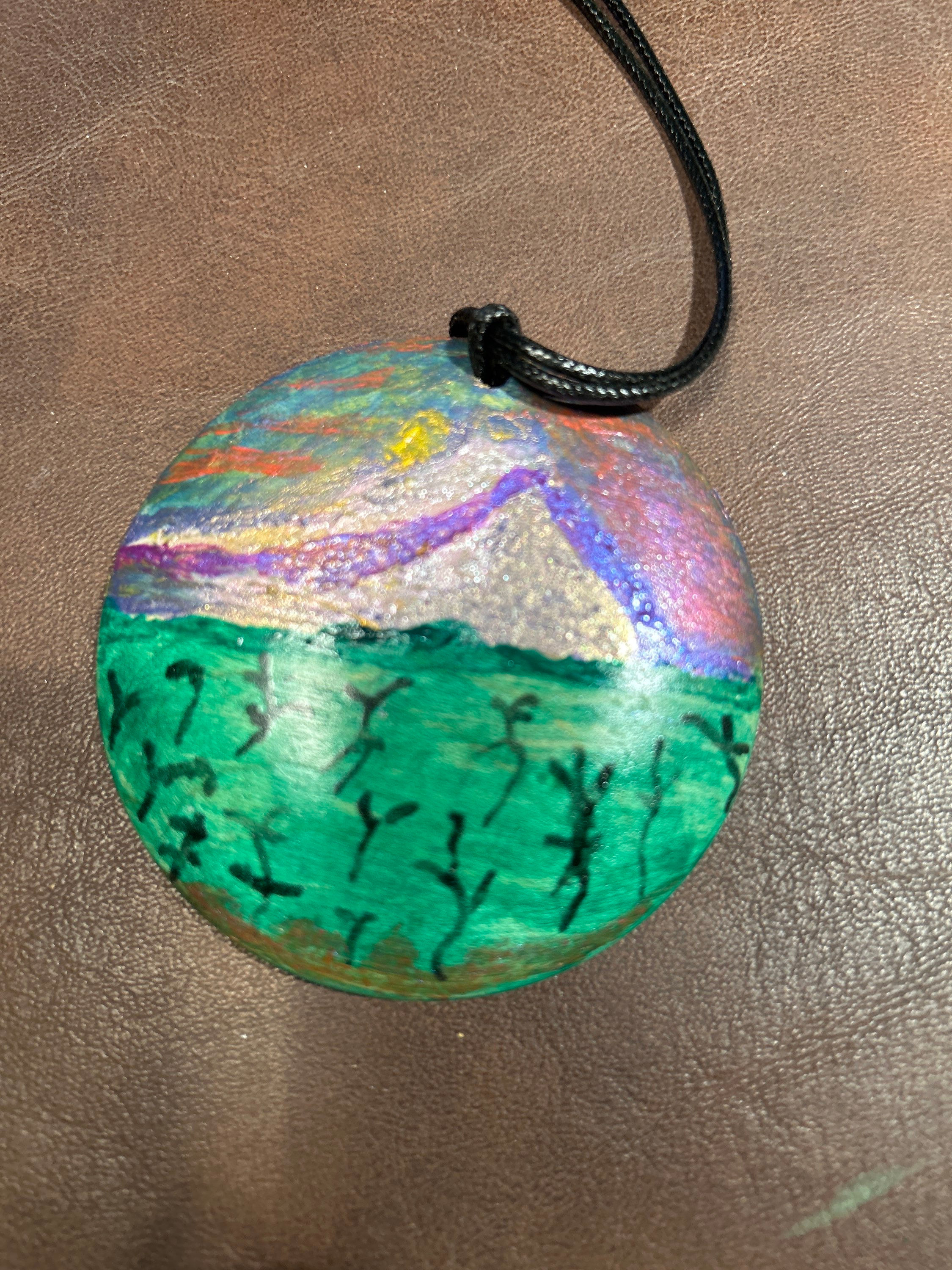 Pendant - Mountain Sunset