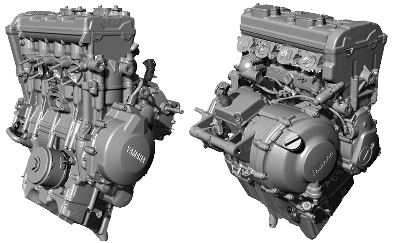 Yamaha R6 engine