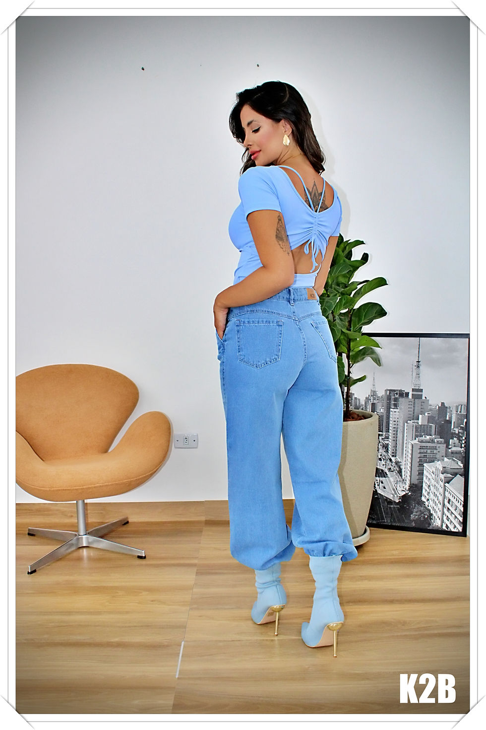 CALÇA WIDE LEG LISANDRI AD REF 190360040