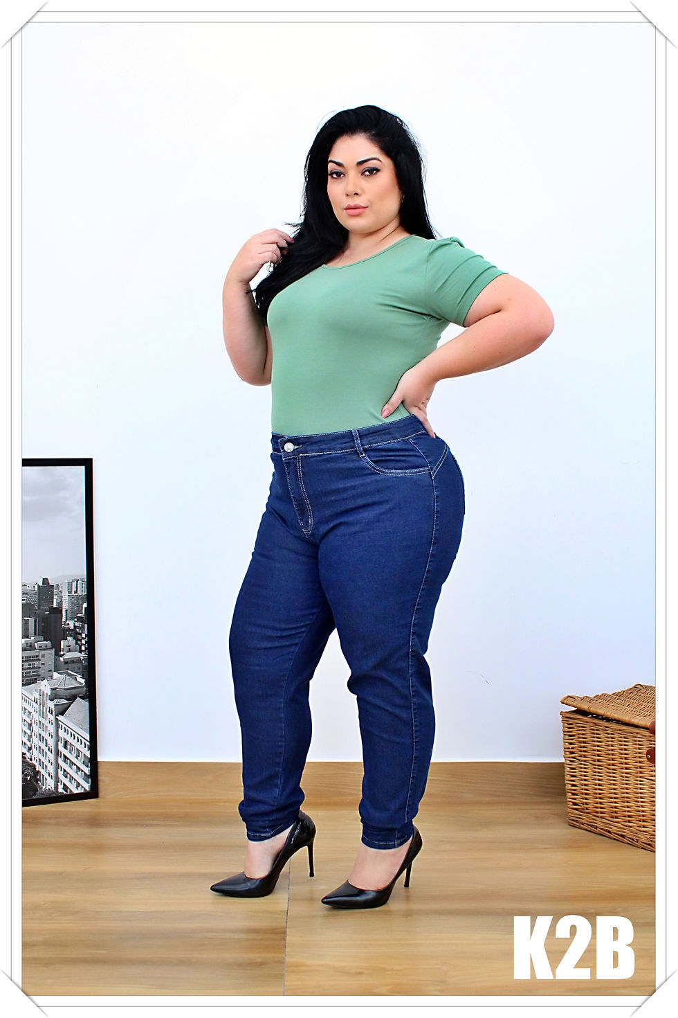 Miniatura: CALÇA PLUS SIZE CADIELA REF 190320097