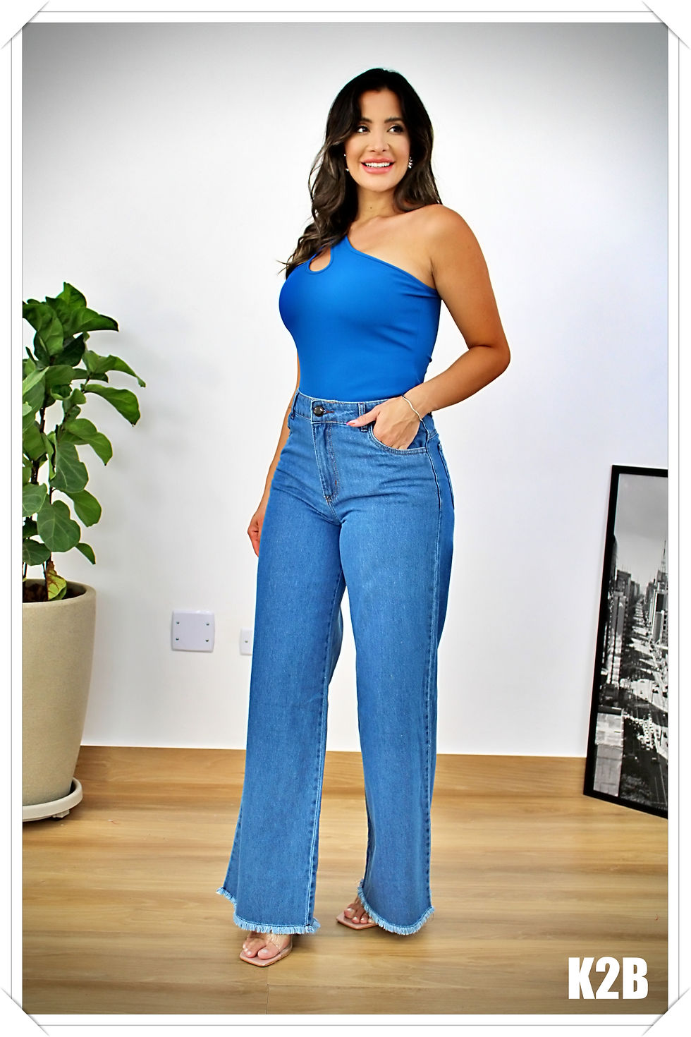 Miniatura: CALÇA WIDE LEG ANABELIA AD REF 190250313