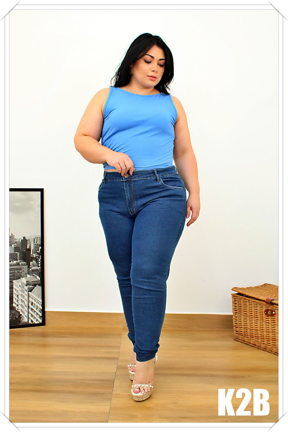 Miniatura: CROPPED PLUS SIZE OLIVINE REF 010470271