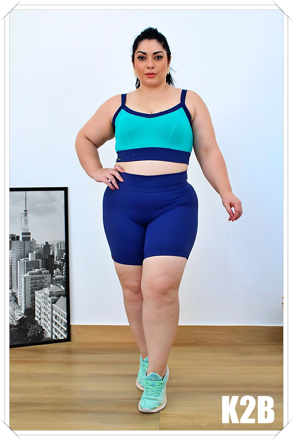 Miniatura: SHORTS PLUS SIZE ANEDINE REF F009884