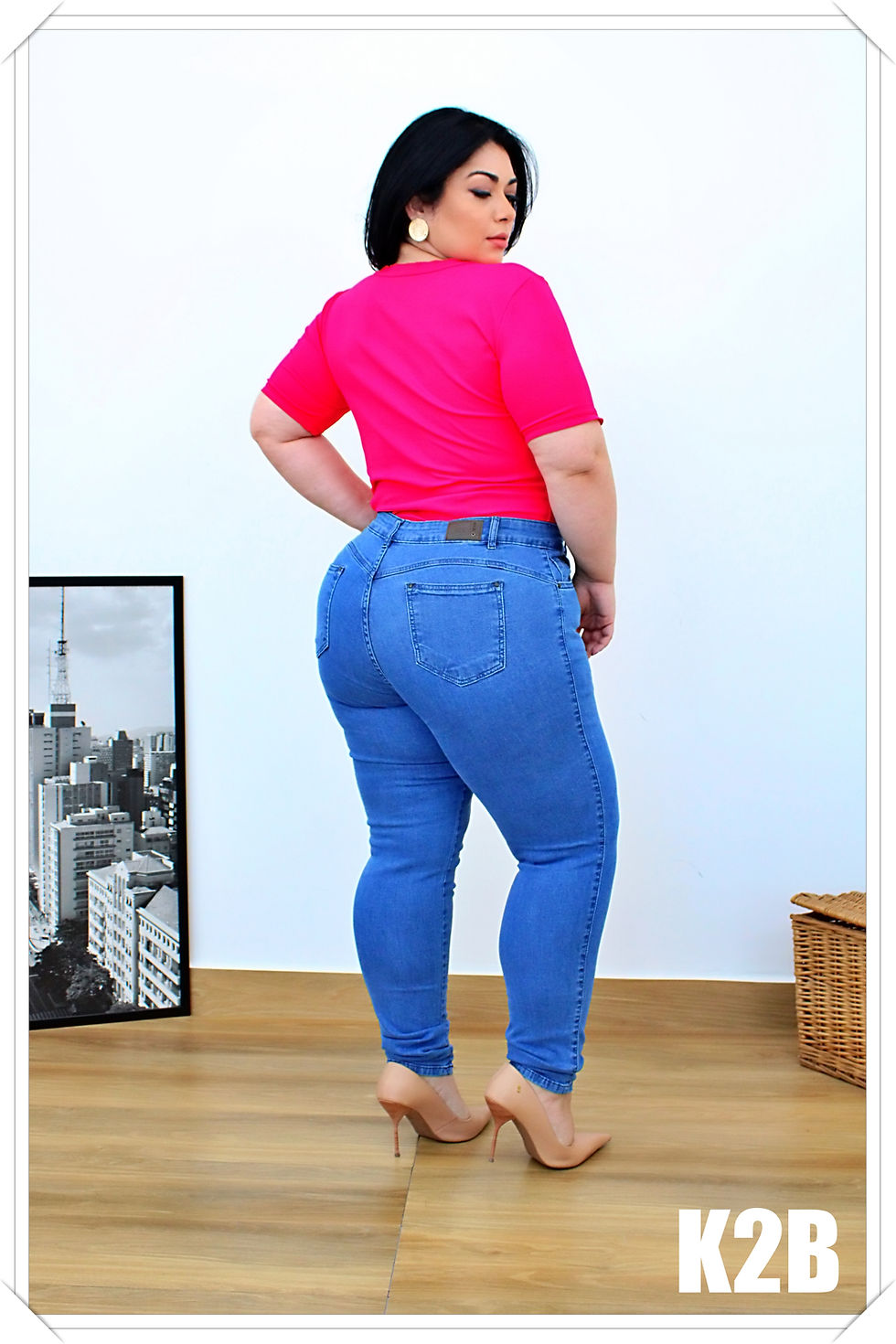Miniatura: CALÇA PLUS SIZE FERLIDA REF 190180182