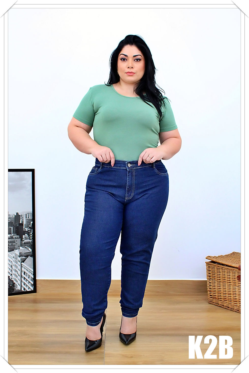 Miniatura: CALÇA PLUS SIZE CADIELA REF 190320097