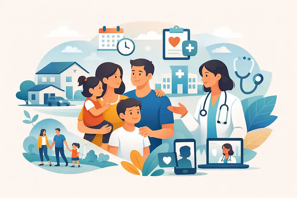 A fever that starts after work, a lingering cough before a school week, a medication question, or a minor injury on a Saturday can quickly disrupt a family’s routine. Family medical care gives Panama City households a practical place to address those concerns without automatically turning to a costly emergency department or waiting days for a traditional appointment.