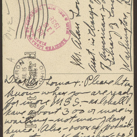 Postcard from Pearl R. Nye to Alan Lomax, July 15, 1938 (back).jpg