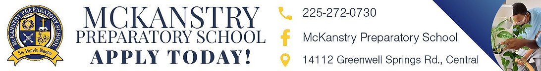 Our School Banner and Info