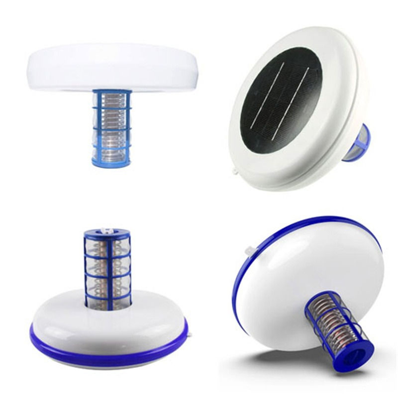 Miniatura: Ionizador de piscina solar, movido a energia solar, purificador de piscina