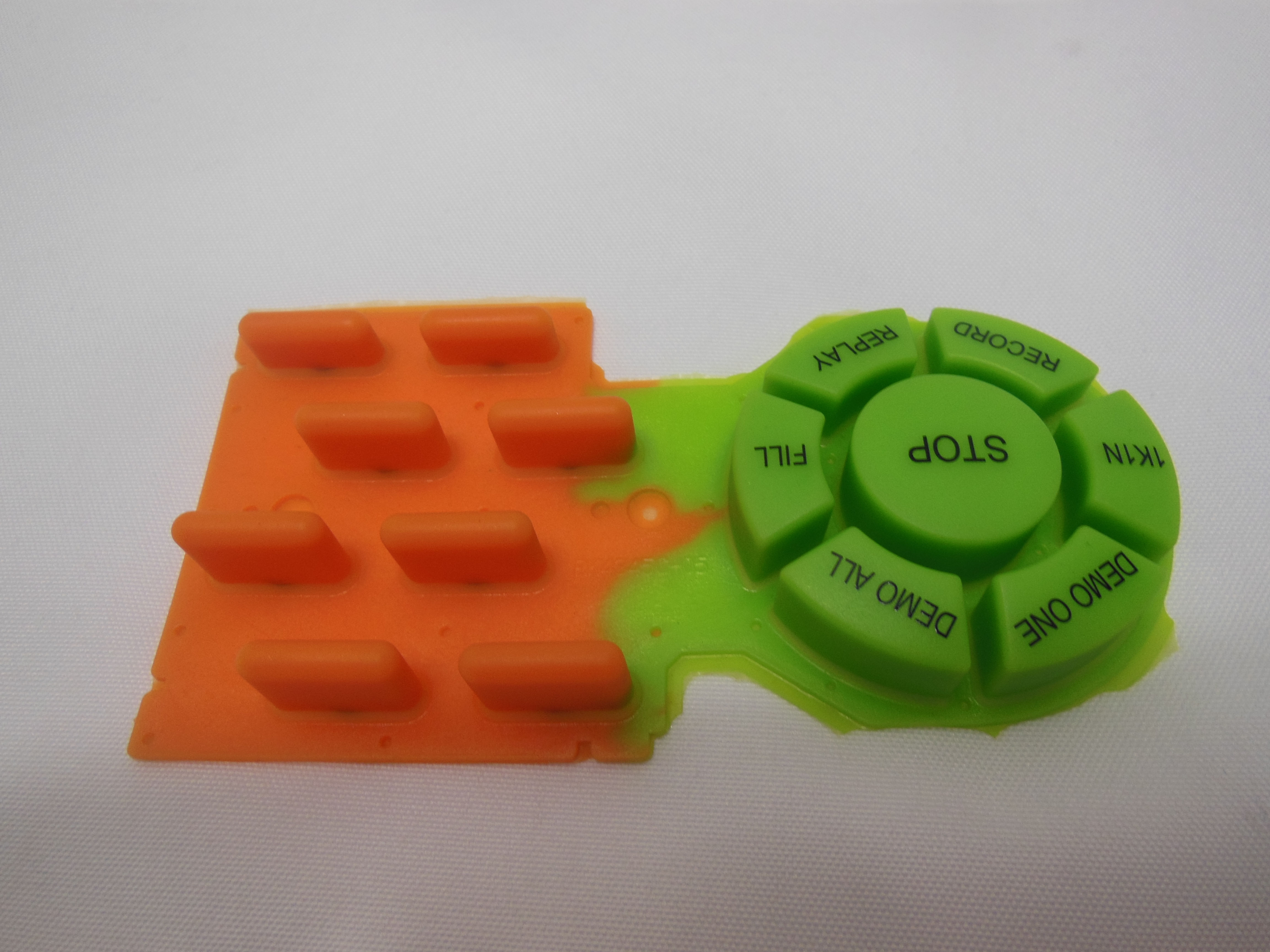 Keypad Prototype with Silicone by Compression Molding
