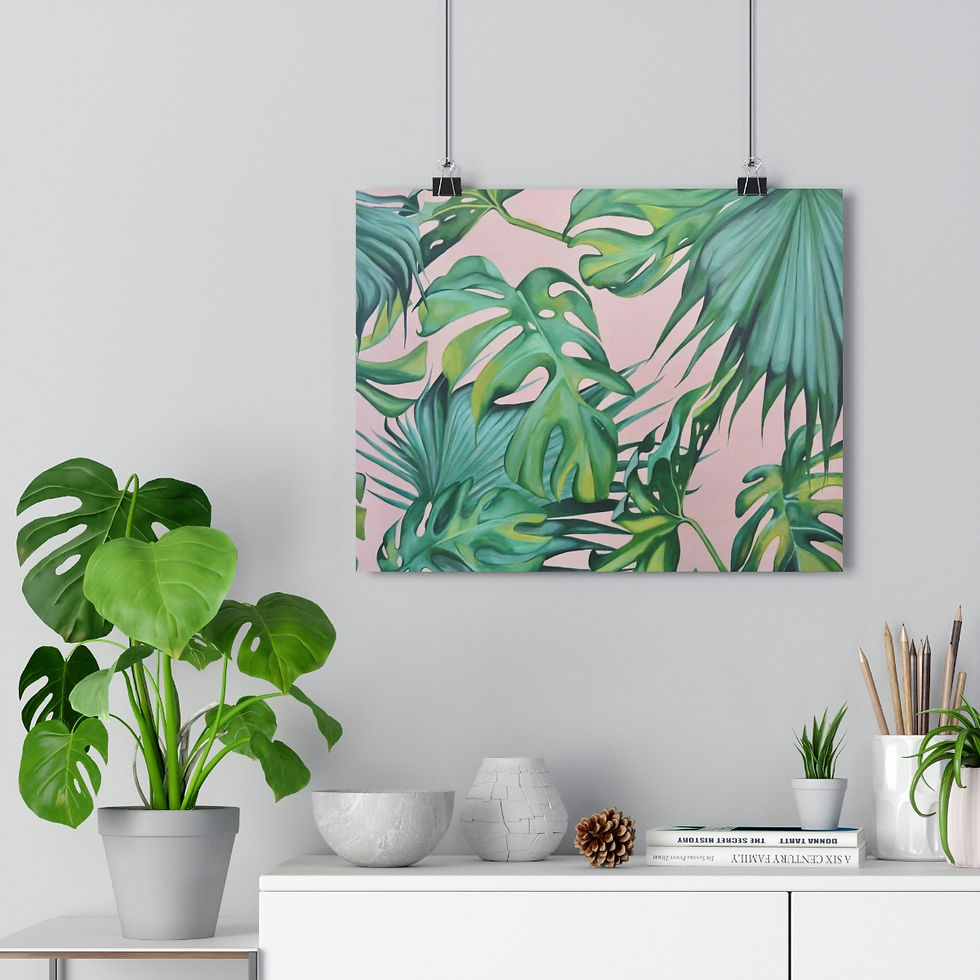 Thumbnail: Tropical Leaves Print