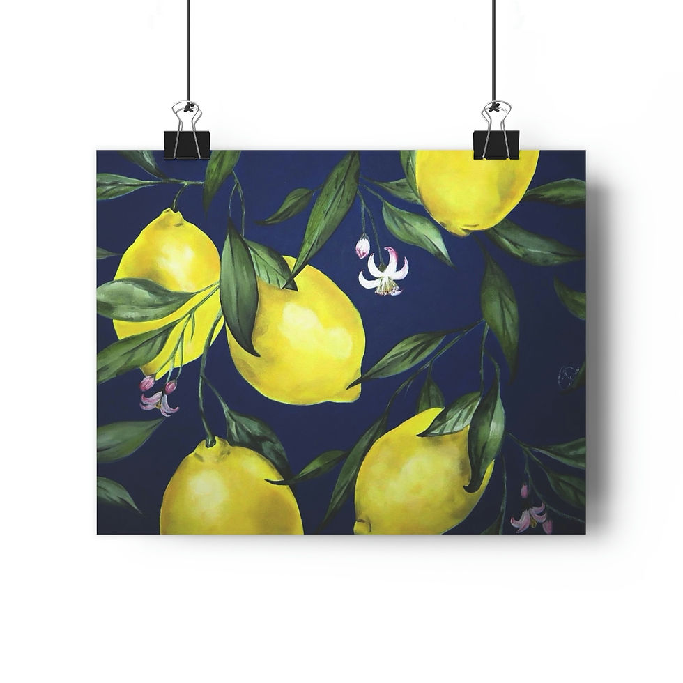 Thumbnail: Lemons in the Night Print