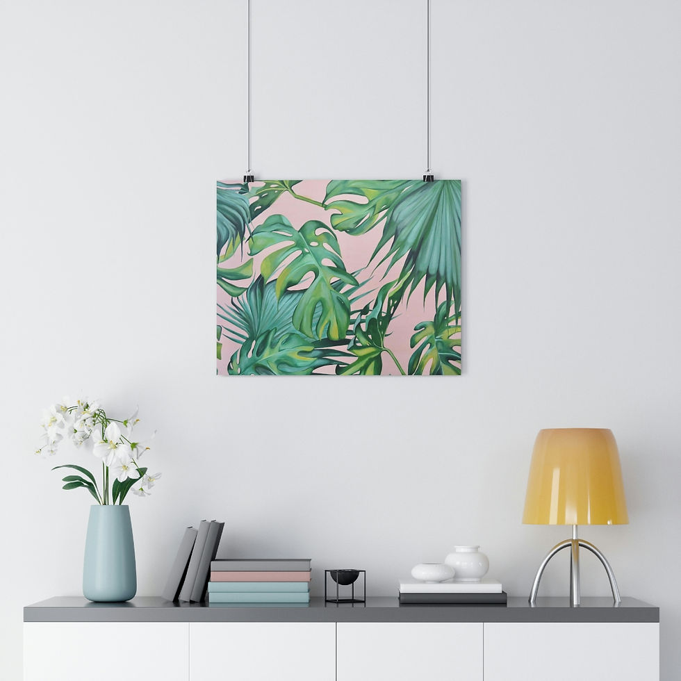 Thumbnail: Tropical Leaves Print