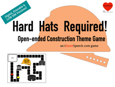 Hard Hats Required! an open ended construction themed game