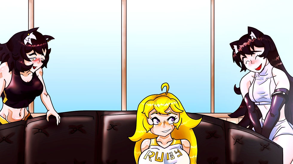 Pin-Up: Post workout at the Belladonna's