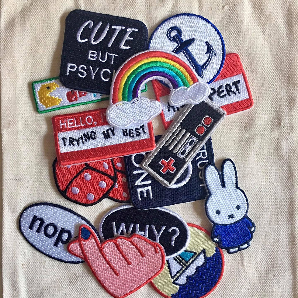 Thumbnail: DIY Iron On / Sew On Patches