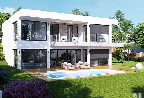 3D Візуалізація будинку. terehinteriordesignkiev