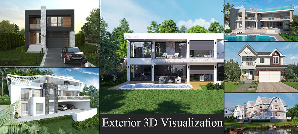 Exterior 3D Rendering Services