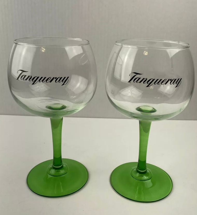 Thumbnail: Set of 2 Tanqueray Gin Goblets