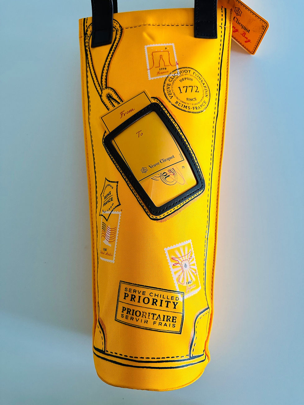 Thumbnail: Veuve Clicquot Travel Stamp Bottle Shopping Bag