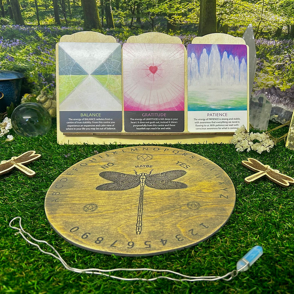 Thumbnail: Three Card Blank Tarot & Oracle Stand, Card Holder
